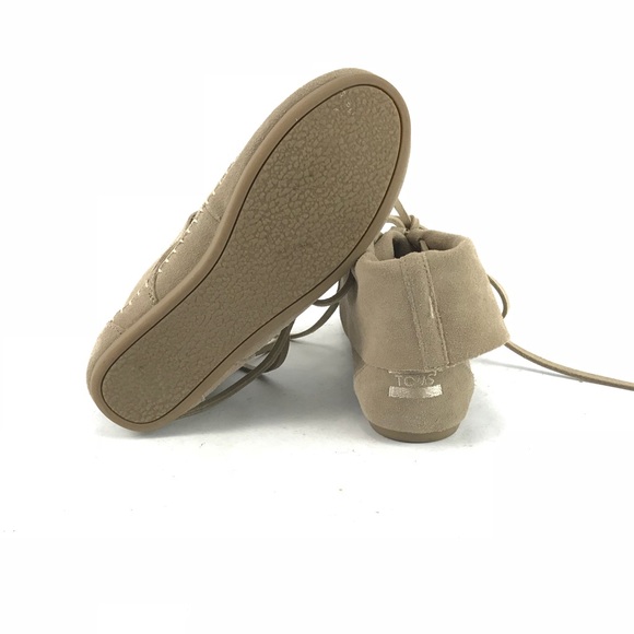 TOMS Womens Tan Tribal Embroidery Suede Booties - Picture 5 of 6